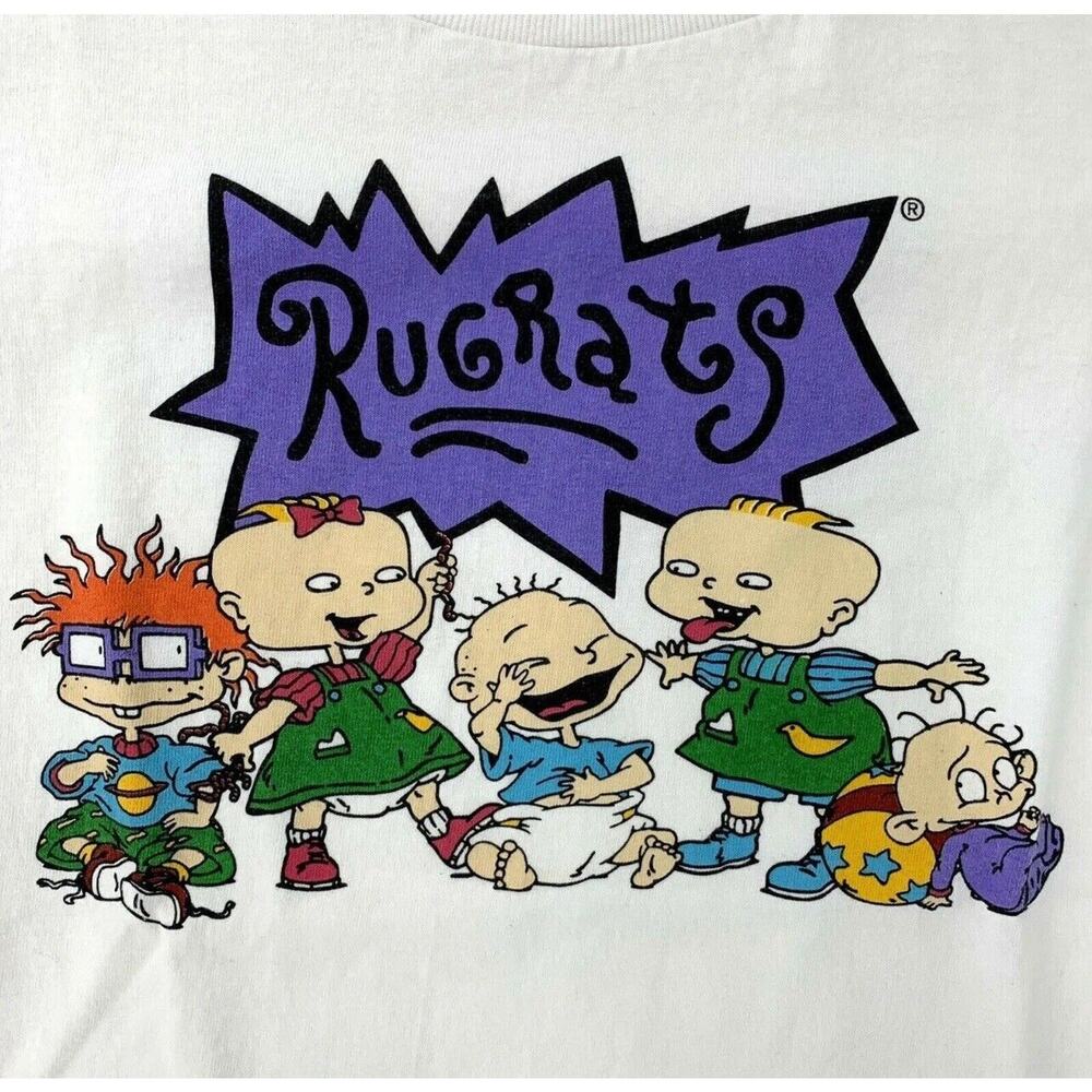 Vintage Rugrats 1998 T Shirt Viacom RARE YOUTH L Tommy Chuckie SEALED